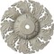Ekena Millwork Needham Ceiling Medallion (Fits Canopies up to 4 1/4"), 14 5/8"OD x 2 1/4"P, Pot of Cream Crackle CM14NEPCC - alternate 1